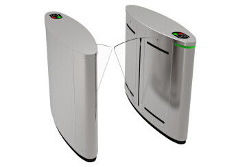 Porta de barreira de flaps inteligente, Interface RS232 prateada Porta automática de torneira