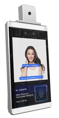 Android 11.0 OS Reconhecimento facial Máquina biométrica de controle de acesso Montagem na parede