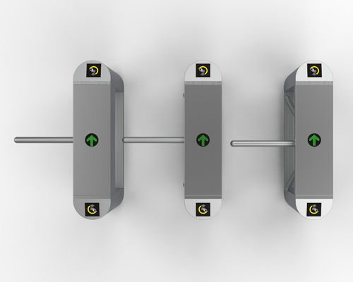 Sistema de entrada de torneira de barreira, 3 braços de torneira de tripé vertical 30-40 pessoas/min