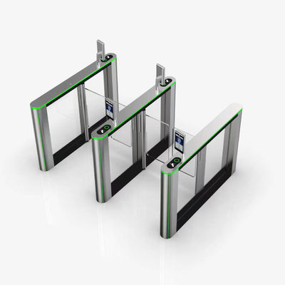 Portões giratórios de aço inoxidável 304 30-40 pessoas/min Barreira 100W Potência