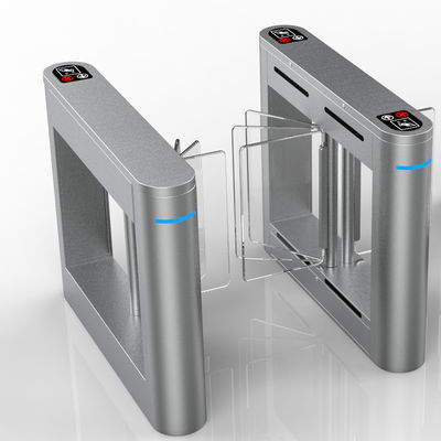 IP54 Portão de balanço de aço inoxidável com interface RS485/TCP/IP de passagem de 600 mm